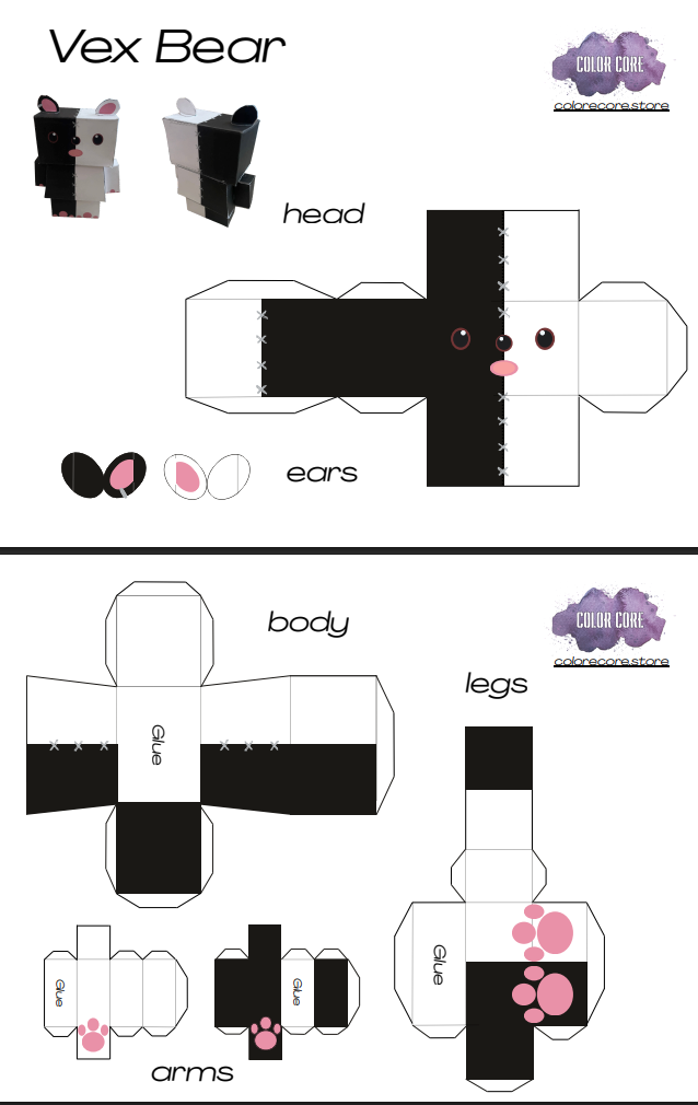 BMTH - Printable Vex Bear Craft
